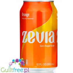 Zevia Orange - 100% natural safflower without calories with stevia and erythritol