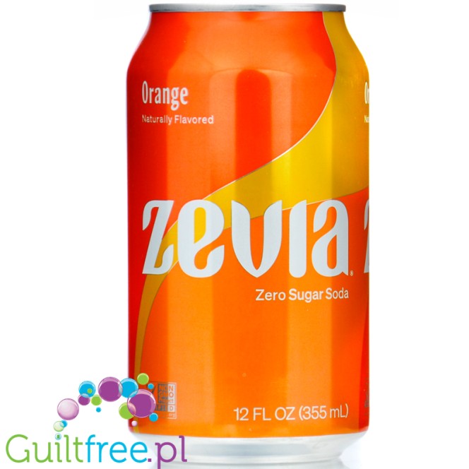 Zevia Orange - 100% naturalna oranżada bez kalorii ze stewią