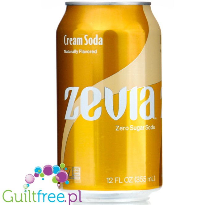 Zevia Cream Soda - śmietankowa lemoniada, napój ze stewią