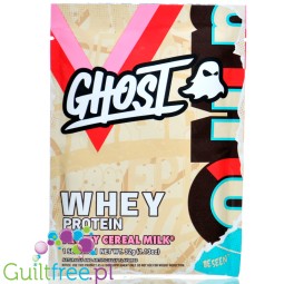 Ghost 100% Whey Fruity Cereal Milk 32g saszetka - odżywka białkowa z WPI, WPH i kompleksem enzymów