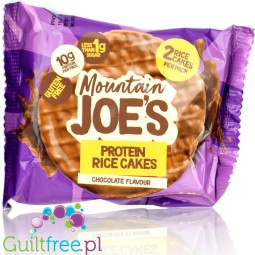 Mountain Joe's Protein Rice Cakes Chocolate - proteinowe wafle ryżowe w polewie czekoladowej bez cukru