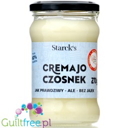 Starck's Cremajo Garlic 40% - niskokaloryczny, czosnkowy wegański majonez niskotłuszczowy bez jajek