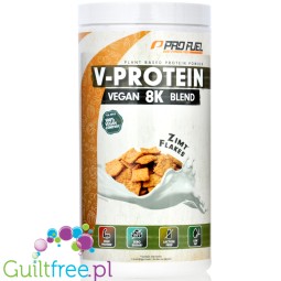 Pro Fuel V-Protein 8K Cinnamon Flakes 750g, vegan protein powder