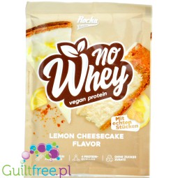 Rocka Nutrition No Whey Lemon Cheesecake (Limited) 30g - wegańska odżywka białkowa 4 źródła białka