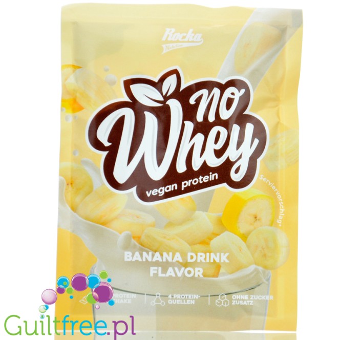 Rocka Nutrition NO WHEY Vegan Protein Banana Drink 30g sachet