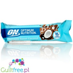 Optimum Nutrition Bar, Chocolate Sweet Coconut - baton proteinowy 18g białka, Mleczna Czekolada z Kokosem