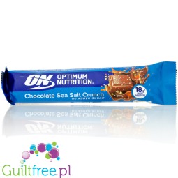 Optimum Nutrition Chocolate Sea Salt Crunch - chrupiący baton proteinowy 18g białka, Mleczna Czekolada & Kryształki Soli