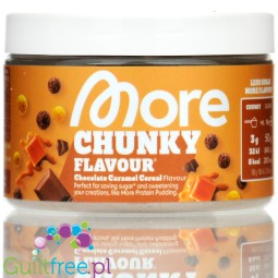 More Nutrition Chunky Flavor Chocolate Caramel Cereal 150g, vegan flavoring powder