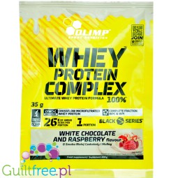 Olimp Whey Protein Complex White Chocolate Raspberry, single sachet