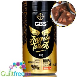 copy of GBS Angel's Touch instant flavored coffee with caffeine boost,  donut with chocolate