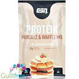 ESN Protein Pancakes & Waffle Mix Natural -  naleśniki proteinowe bez cukru, Bezsmakowe