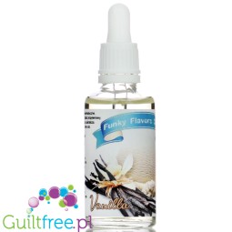 Funky Flavors Sweet Vanilla - concentrated liquid food flavoring, fat & sugar free