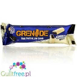 Grenade Carb Killa Oreo White - baton proteinowy z ciasteczkami Oreo w białej czekoladzie, 21g białka & 1g cukru