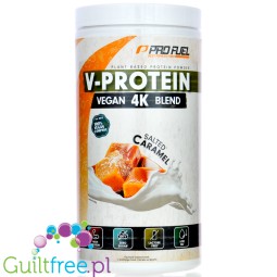 Pro Fuel V-Protein 4K Salted Caramel 750g - wegańska odżywka proteinowa o smaku solonego karmelu