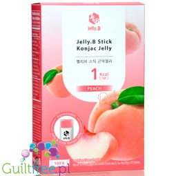 Jelly.B Konjac Jelly Stick Peach 10x20ml - koreańska galaretka do picia 1kcal, Brzoskwinia