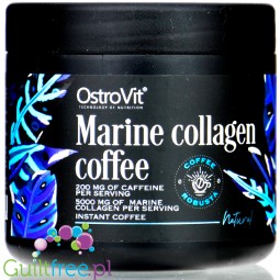 Ostrovit Marine Collagen Coffe Natural - kawa naturalna z peptydami kolagenu morskiego