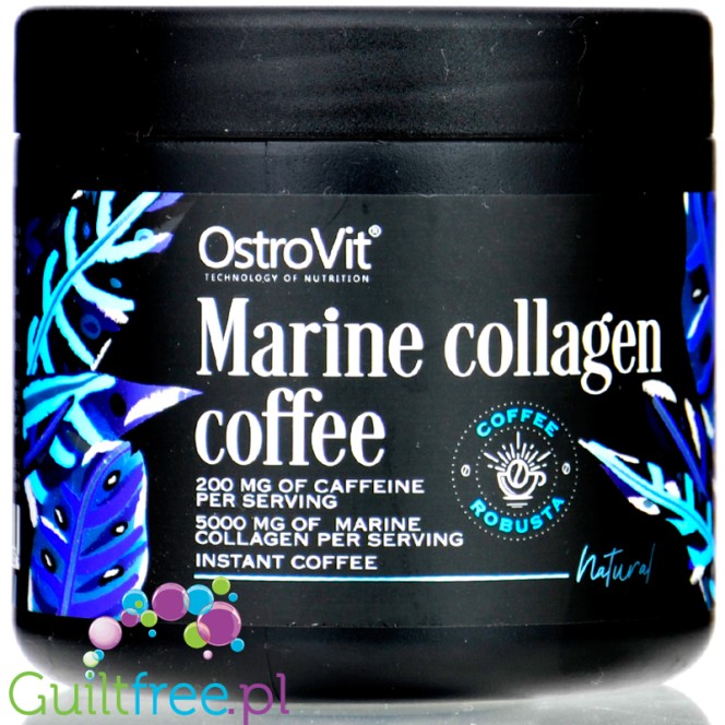 Keto Coffee Latte - Instant Coffee with Collagen & MCT (0g Sugar Added)  with 6g Protein - Sweetened with Stevia