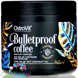 Ostrovit Bulletproof Coffee Natural - keto kawa kuloodporna bulletproof coffee z MCT 100% Arabica, Naturalna