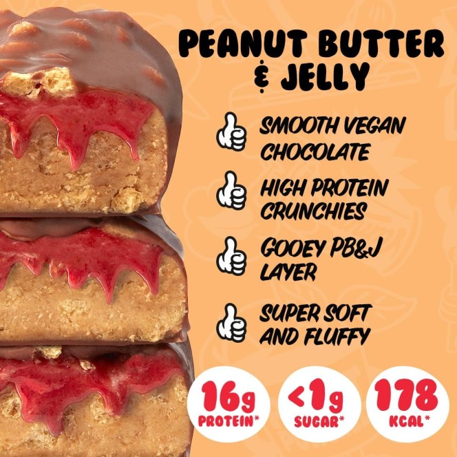Yummo's Vegan Protein Bar Peanut Butter & Jelly