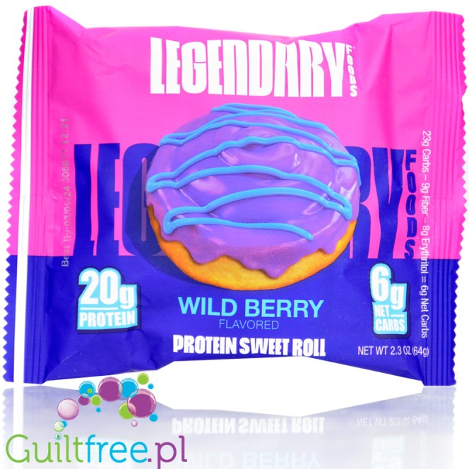 Legendary Foods Protein Sweet Roll Wild Berry 64g