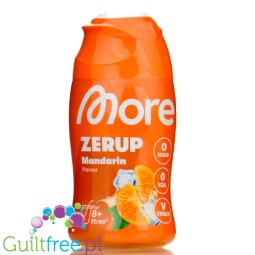 More Nutrition Zerup Mandarin na 8L - skoncentrowany syrop do wody bez cukru i kalorii, Mandarynka