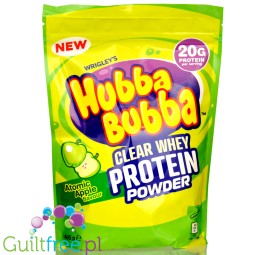 Wrigley's Hubba Bubba Clear Whey Protein Atomic Apple - odżywka proteinowa 20g białka w 87kcal