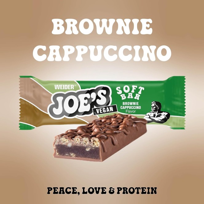 Weider Joe's Soft Bar Brownie Cappucino 50g