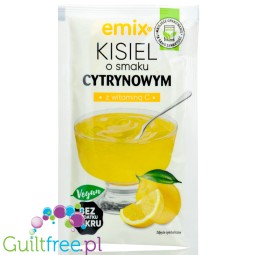 Emix Lemon, sugar free jelly dessert (kisel) without sweeteners
