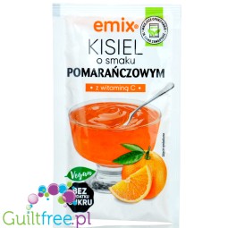 Emix Pomarańcza, kisiel bez dodatku cukru i bez słodzików, z witaminą C