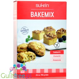 Sukrin Bakemix - bezglutenowa niskowęglowodanowa mieszanka do pieczenia ciast z erytrolem i ksylitolem