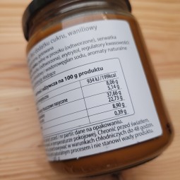 Polder Kajmak Polska Czekolada -  masa krówkowa bez dodatku cukru z erytrolem o smaku czekoladowym