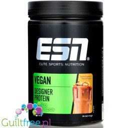 ESN Vegan Designer Protein Salted Caramel Mocha 0,9kg - wegańska odżywka o smaku Kawy, Czekolady & Solonego Karmelu