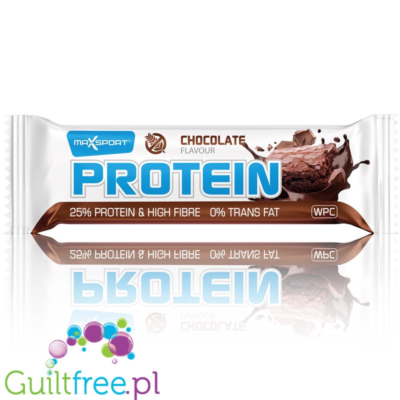 MaxSport Protein Bar Chocolate 60g - 15g protein, 255kcal