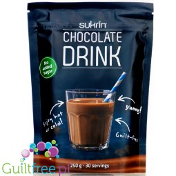 Sukrin Chooclate Drink - czekolada do picia instant bez dodatku cukru ze stewią i erytrolem