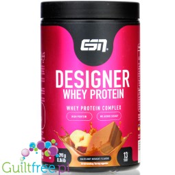 ESN Designer Whey Hazelnut Nougat 390g, protein powder WPI, WPC & WPH