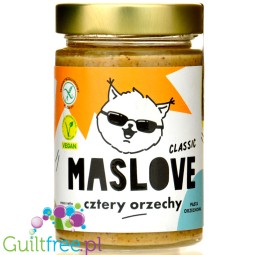 MasLove Classic 4 Orzechy - masło z pieczonych migdałów, nerkowców, laskowych i arachidów