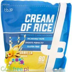 TBJP Cream of Rice, Vanilla 2kg - kleik ryżowy bez cukru, regeneracyjny posiłek treningowy, Wanilia