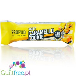 NJIE ProPud Salty Caramello Cookie - szwedzki baton proteinowy bez cukru i oleju palmowego, 18g białka