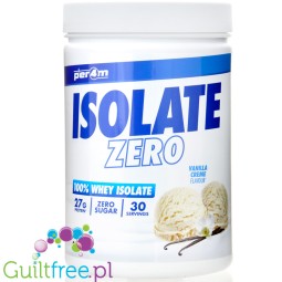Per4m Isolate Zero Vanilla Crème - 100% WPI, 26g białka & 109kcal, smak Krem Waniliowy