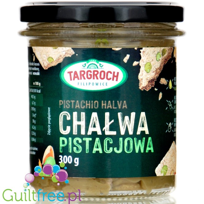 Targroch Pistachio Halva with xylitol, no added sugar