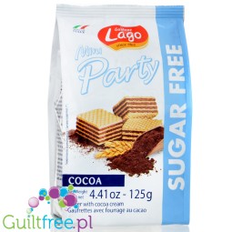 Lago Mini Party Cocoa - wafle z kremem kakaowym bez dodatku cukru