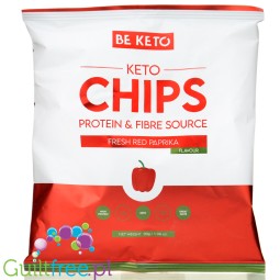 BeKeto Protein Chips Fresh Red Paprika k tu low carb chips