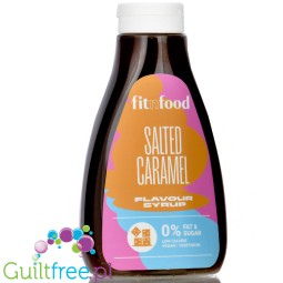 FitnFood Salted Caramel - sos o smaku solonego karmelu bez cukru i bez tłuszczu, 5kcal