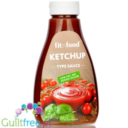 FitnFood Ketchup - niskokaloryczny ketchup bez dodatku cukru tylko 20kcal