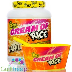 Chaos Crew Cream of Rice Vanilla 1,8kg - kleik ryżowy bez cukru, regeneracyjny posiłek treningowy, Wanilia