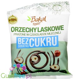 Bakal Sweet Hazelnuts in milk chocolate with no added sugar