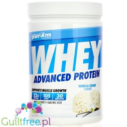 Per4m Whey Advanced Protein Vanilla Creme 900g - gęsta odżywka białkowa WPC, WPI & MPC, Krem Waniliowy