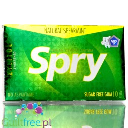Spry Natural Spearmint - sugar free, gluten free chewing gum with xylitol