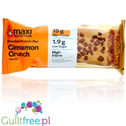 Maxi Nutrition Premium Protein Cinnamon Crunch - baton białkowy 15g białka &177kcal, Płatki Cynamonowe & Czekolada Gold