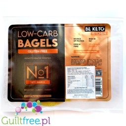 BeKeto Kitchen Low Carb Bagels No1 -  bezglutenowe keto Bajgle 1g węglowodanów